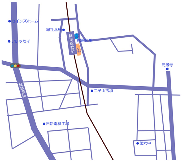 総社駅地図